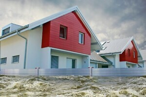 Hochwasserschutz schützt das Zuhause