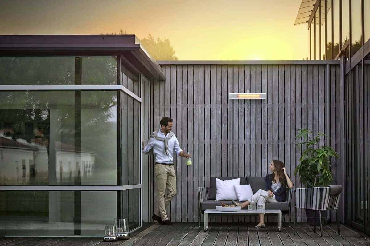 Infrarotwärme für Terrasse und Balkon